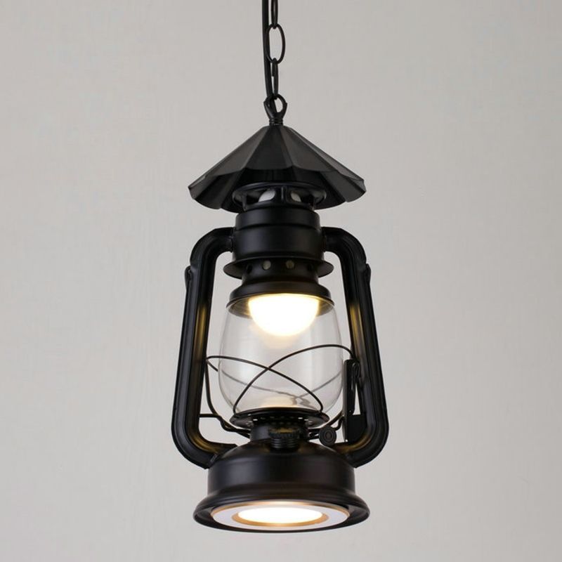 Silva Vintage Rustic Kerosene Pendant Light, 3 Color, 4 Style - Neutralighting
