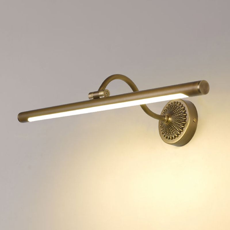 Tiffany Black Adjustable Reading Spotlight Wall Lamp, Metal/Wood - Neutralighting