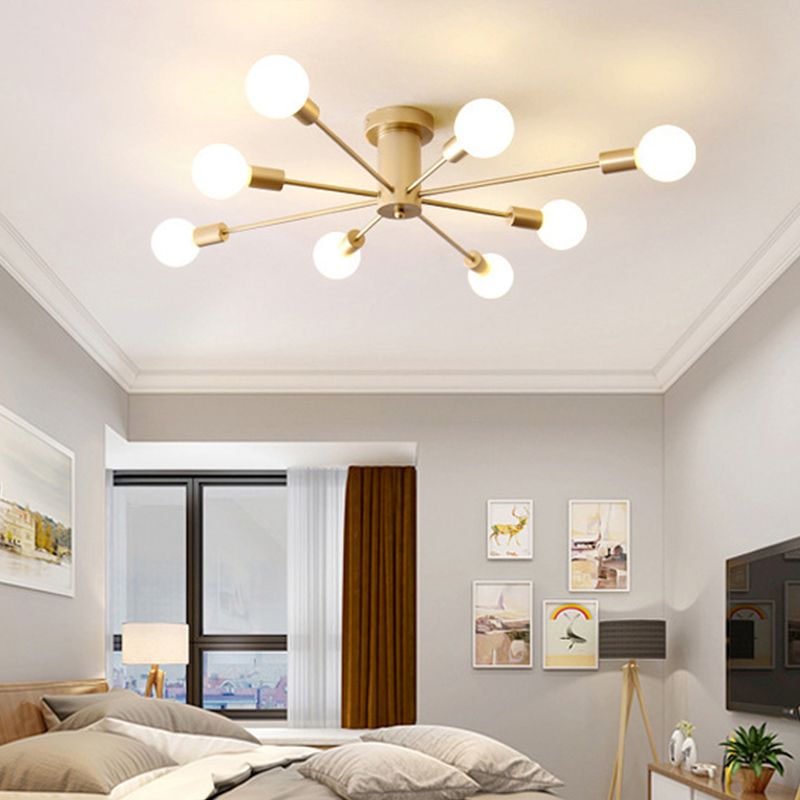 Valentina Modern Globe Bubble Flush Mount Ceiling Light - Neutralighting