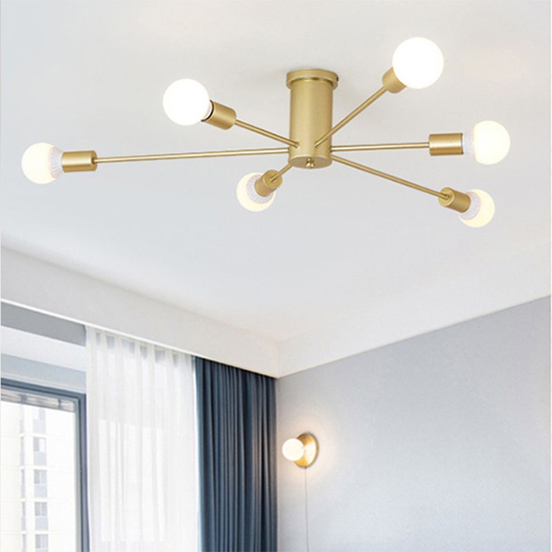 Valentina Modern Globe Bubble Flush Mount Ceiling Light - Neutralighting