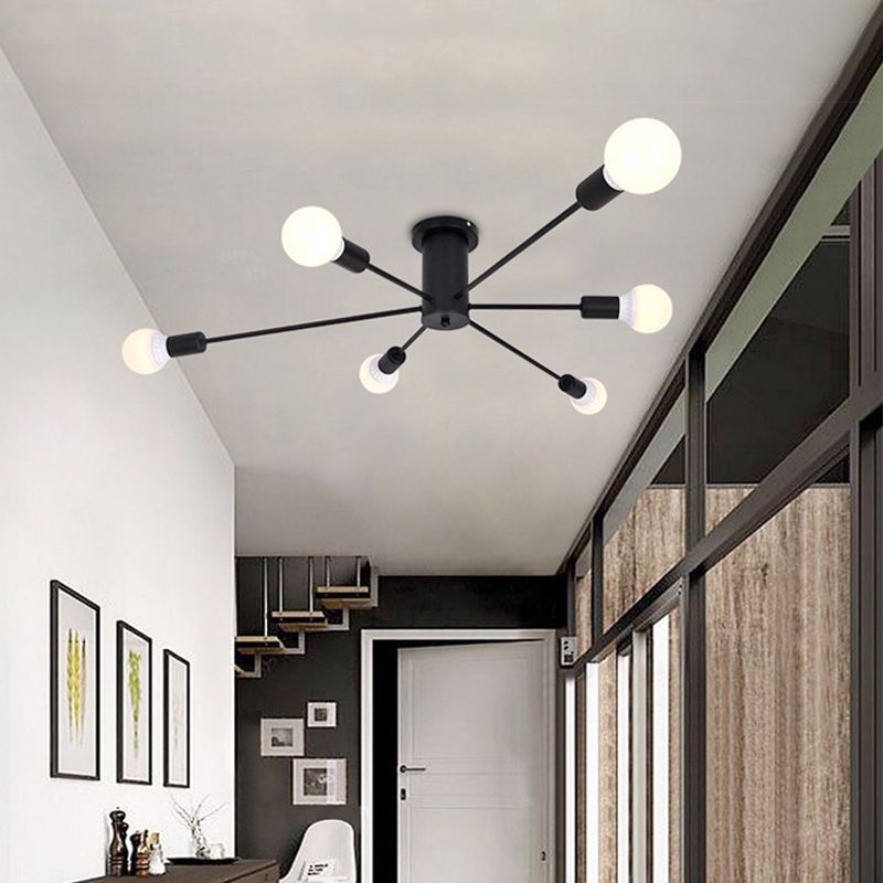 Valentina Modern Globe Bubble Flush Mount Ceiling Light - Neutralighting