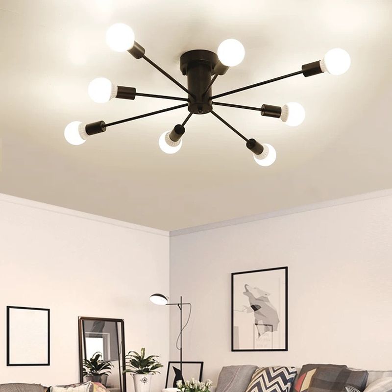 Valentina Modern Globe Bubble Flush Mount Ceiling Light - Neutralighting