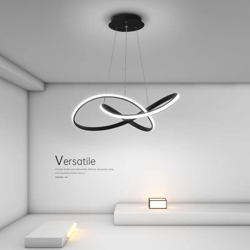 Arisha Modern Led Pendant Light, Black/White, Living Room/Bedroom - Neutralighting
