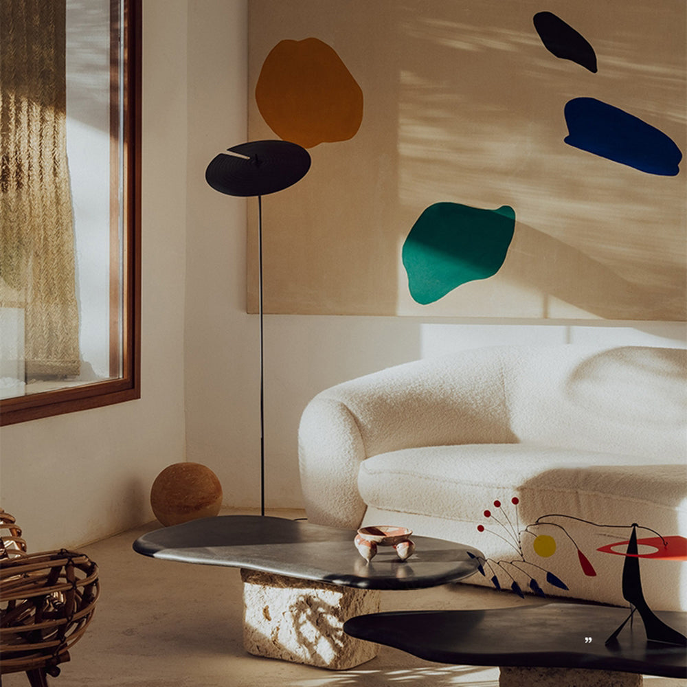 Carins Modern Simple Black Floor & Table Lamp, Metal - Neutralighting