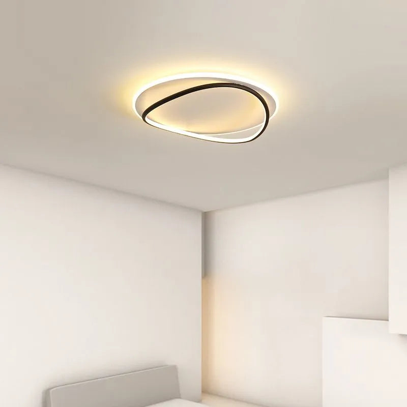 Arisha Minimalist Ring Modernom Flush Mount Ceiling Light - Neutralighting