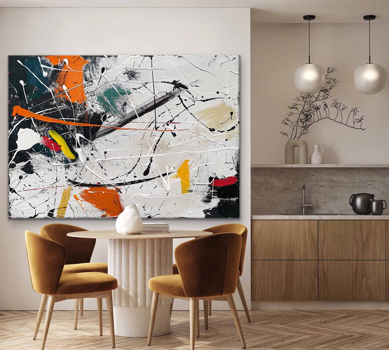 Abstract Expressionist Art AEA003 - Neutralighting