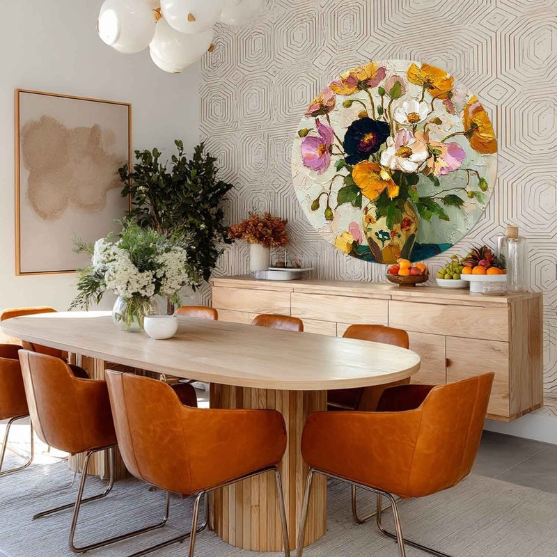 Wall Art Floral Vase Painting