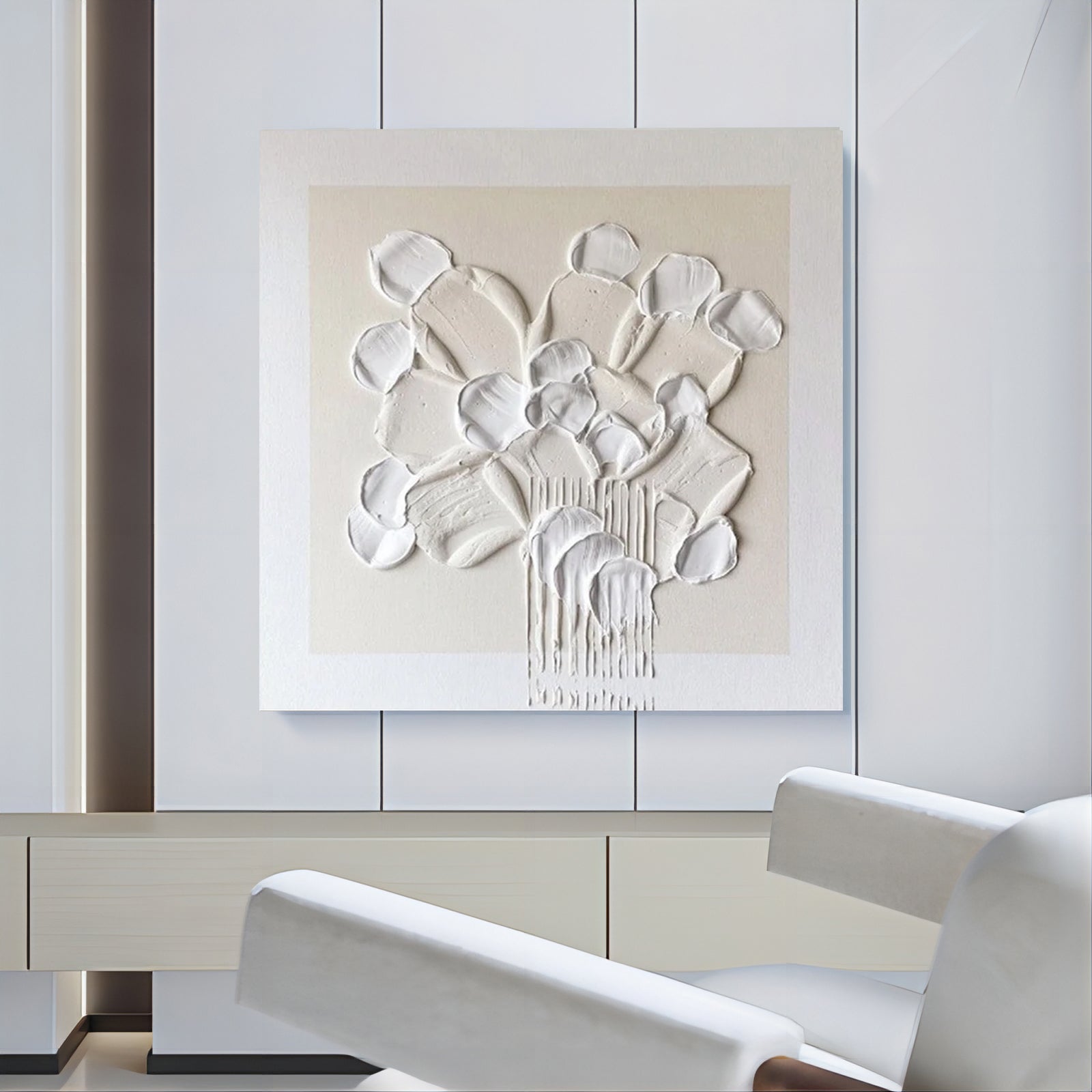 Wall Art Minimalist Impasto Abstract Elegant