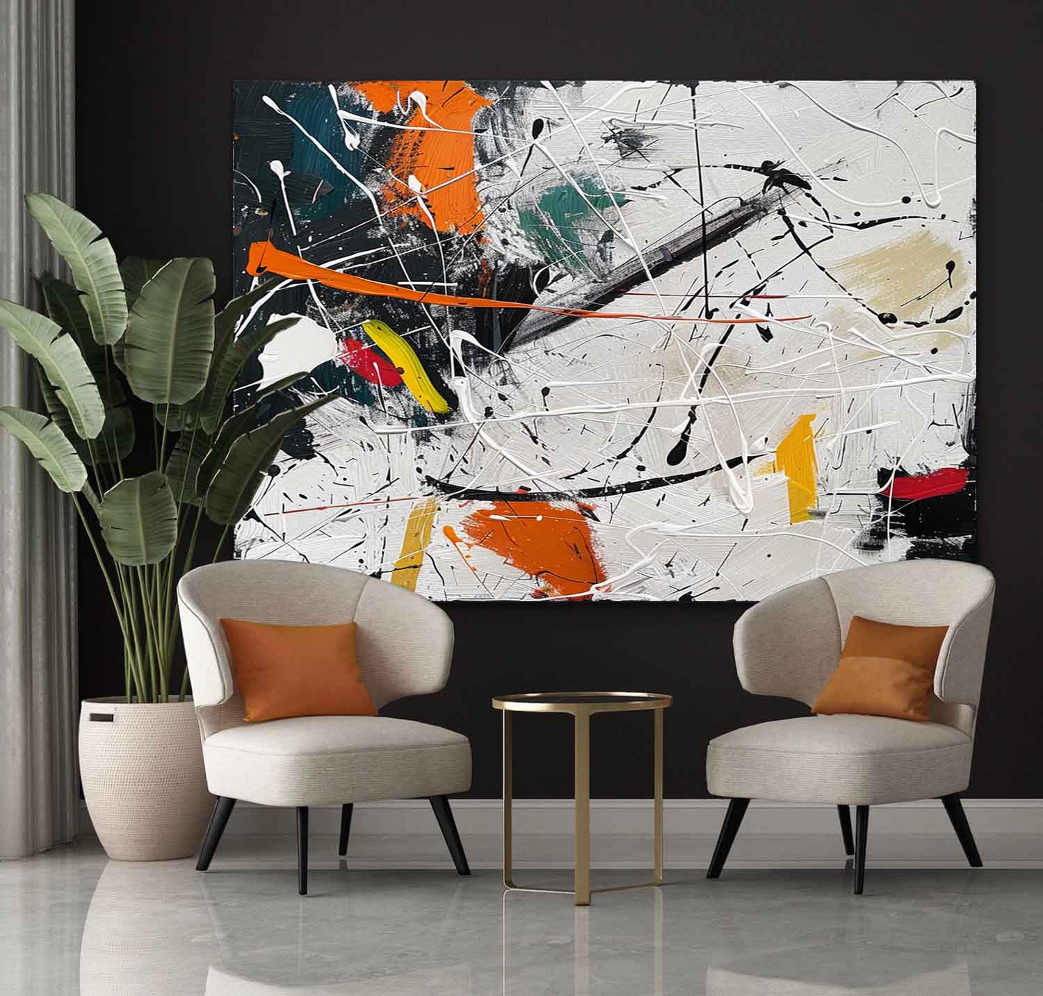 Abstract Expressionist Art AEA003 - Neutralighting