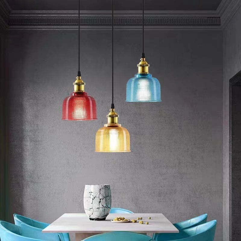 Valentina Glass Art Deco Pendant Lights,Colorful - Neutralighting