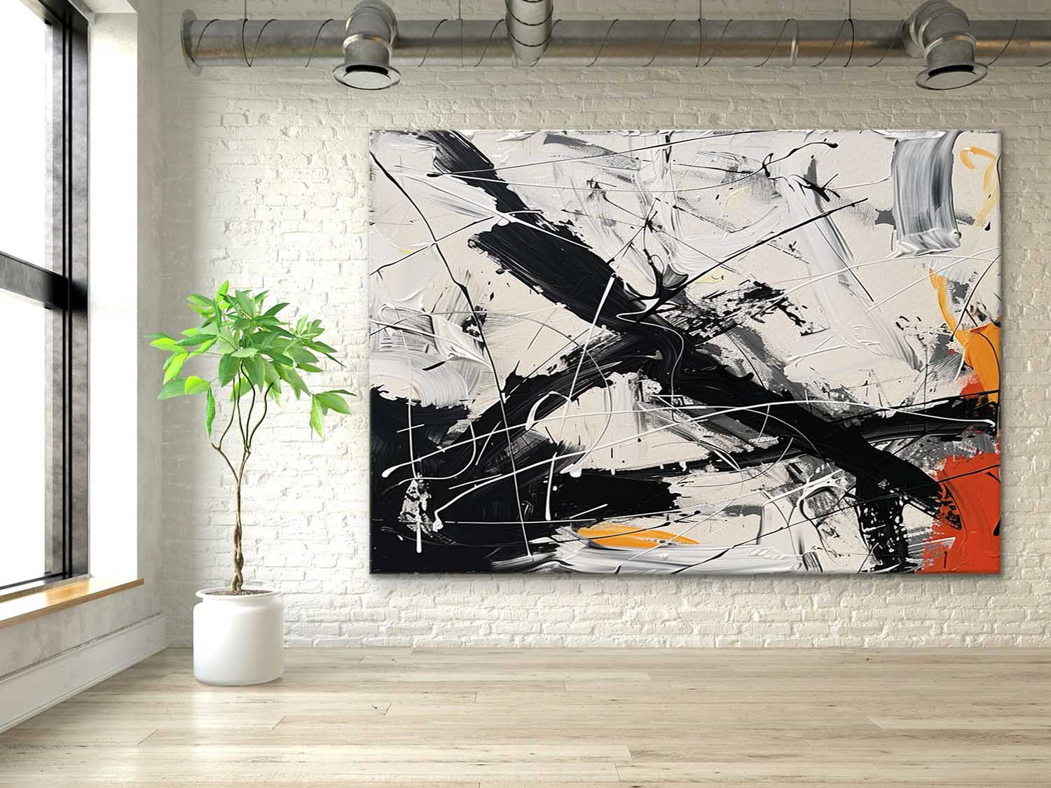 Abstract Expressionist Art AEA004 - Neutralighting