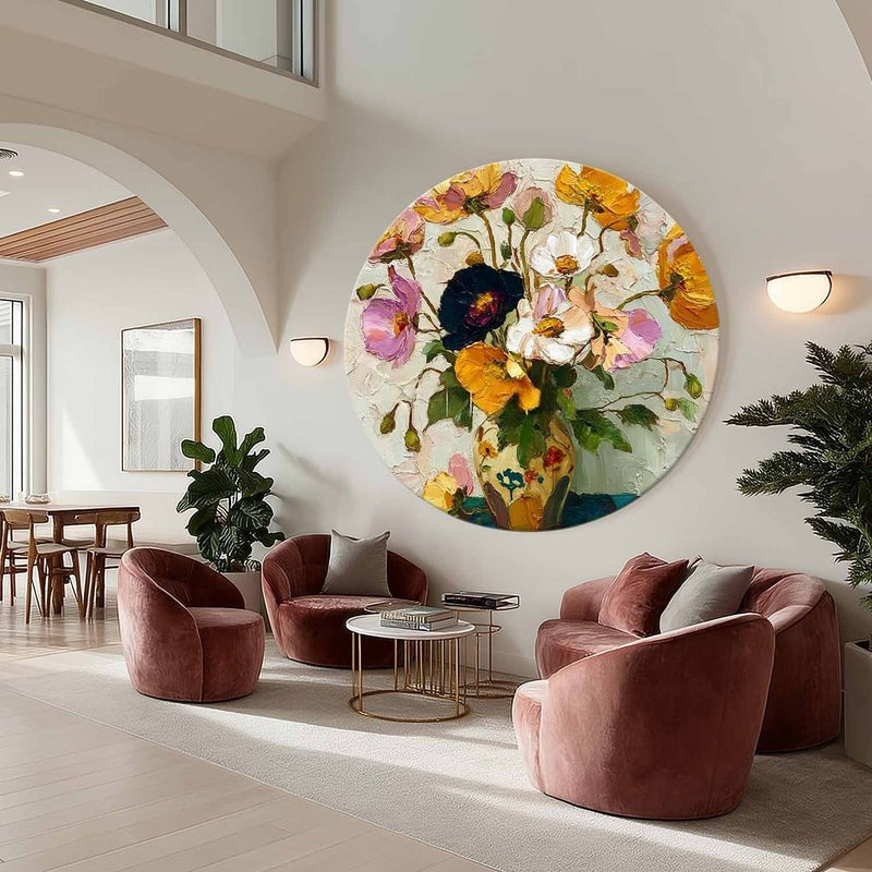Wall Art Floral Vase Painting