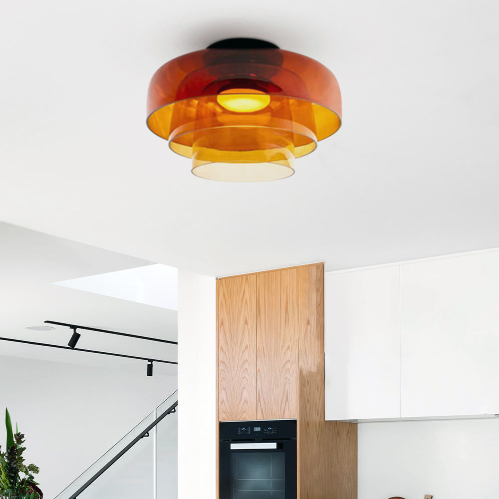 Aria Modern Simple Creative Glass Flush Mount Ceiling Light - Neutralighting