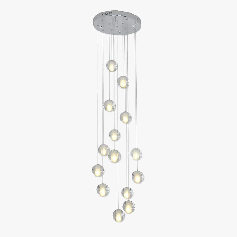 Valentina Modern Multi Clean Globe Pendant Light, Foyer - Neutralighting