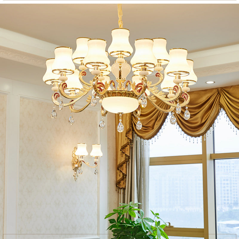 Alessio Retro Pendant Light Metal Glass Living Room Dining Room - Neutralighting