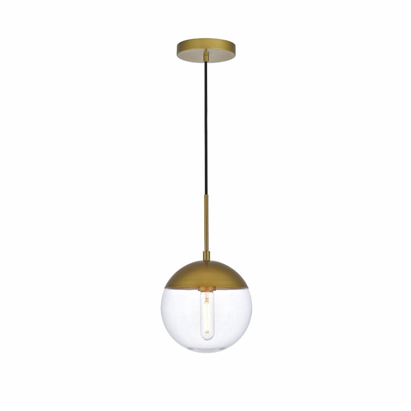 Hallie Modern PendantLight Metal Glass Living Room Dining Room Bedroom - Neutralighting