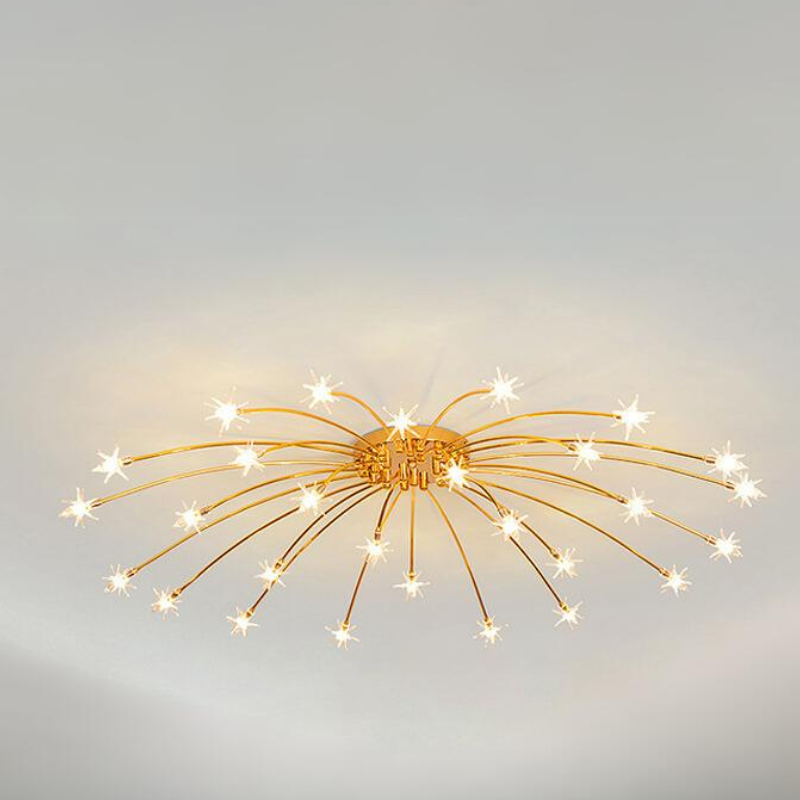 Arisha Art Deco Starry Flush Mount Ceiling Light - Neutralighting