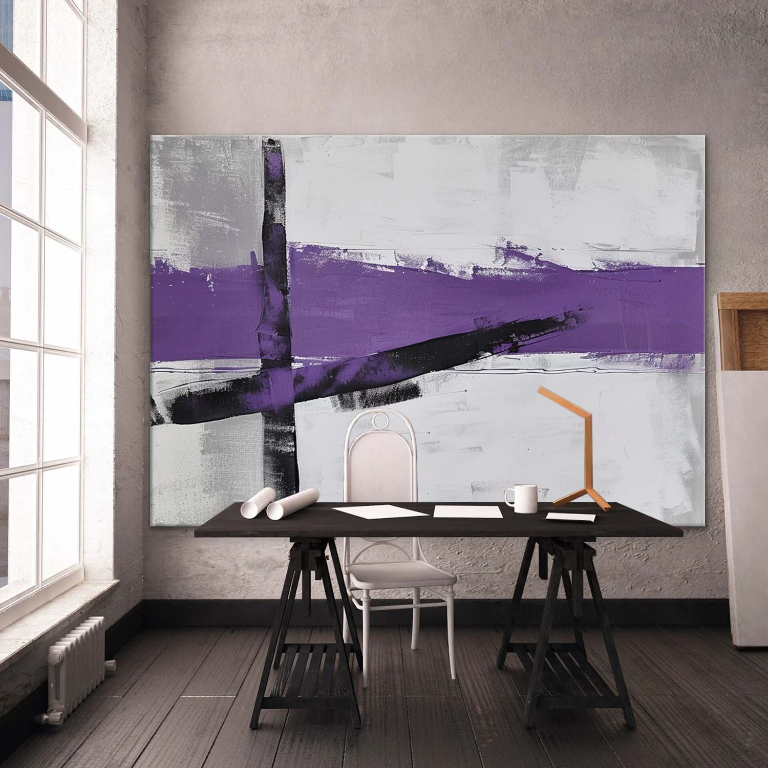 Wall Art Square Abstract Geometric