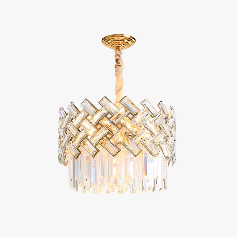 Kristy Luxury Gold Chandelier, Crystal & Metal - Neutralighting