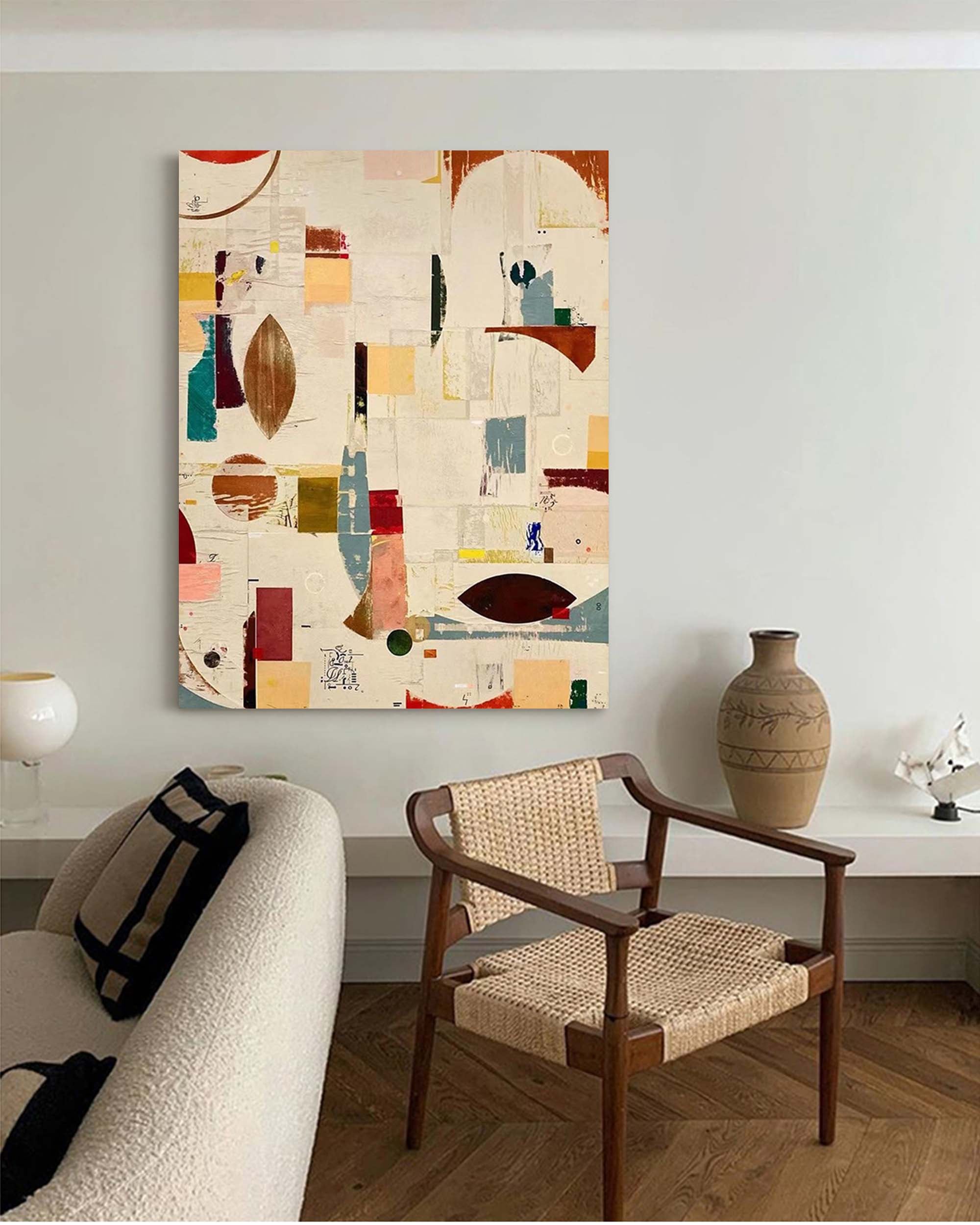 Wall Art Geometric Lyrical Abstract Pattern