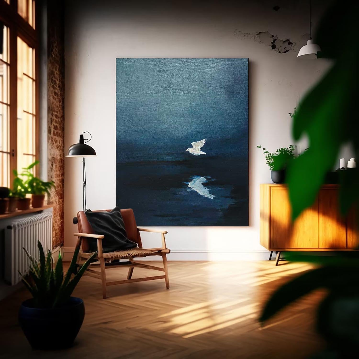 Wall Art Minimalist Silhouette Painterly