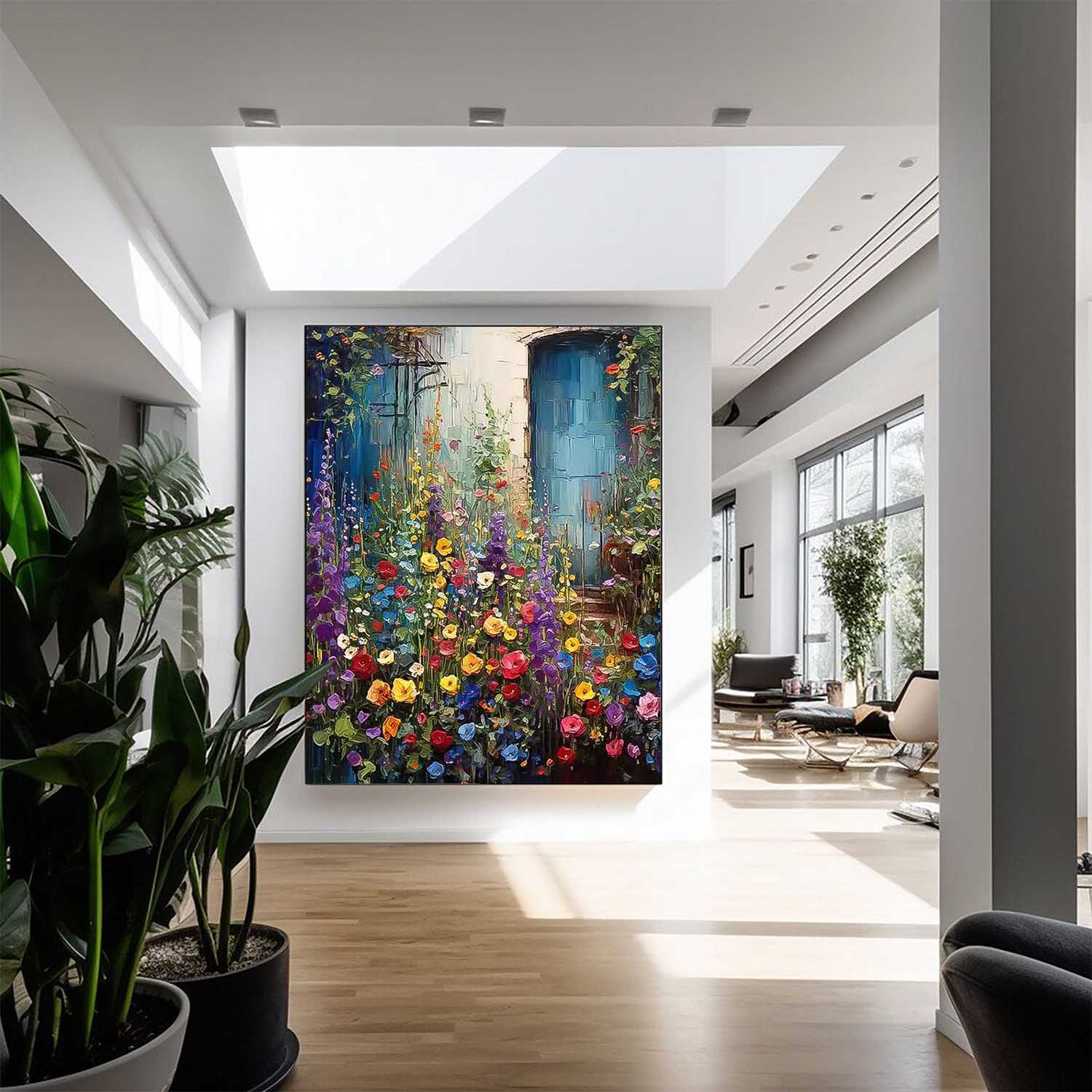 Wall Art Serene Flower Botanical Painterly Elegant