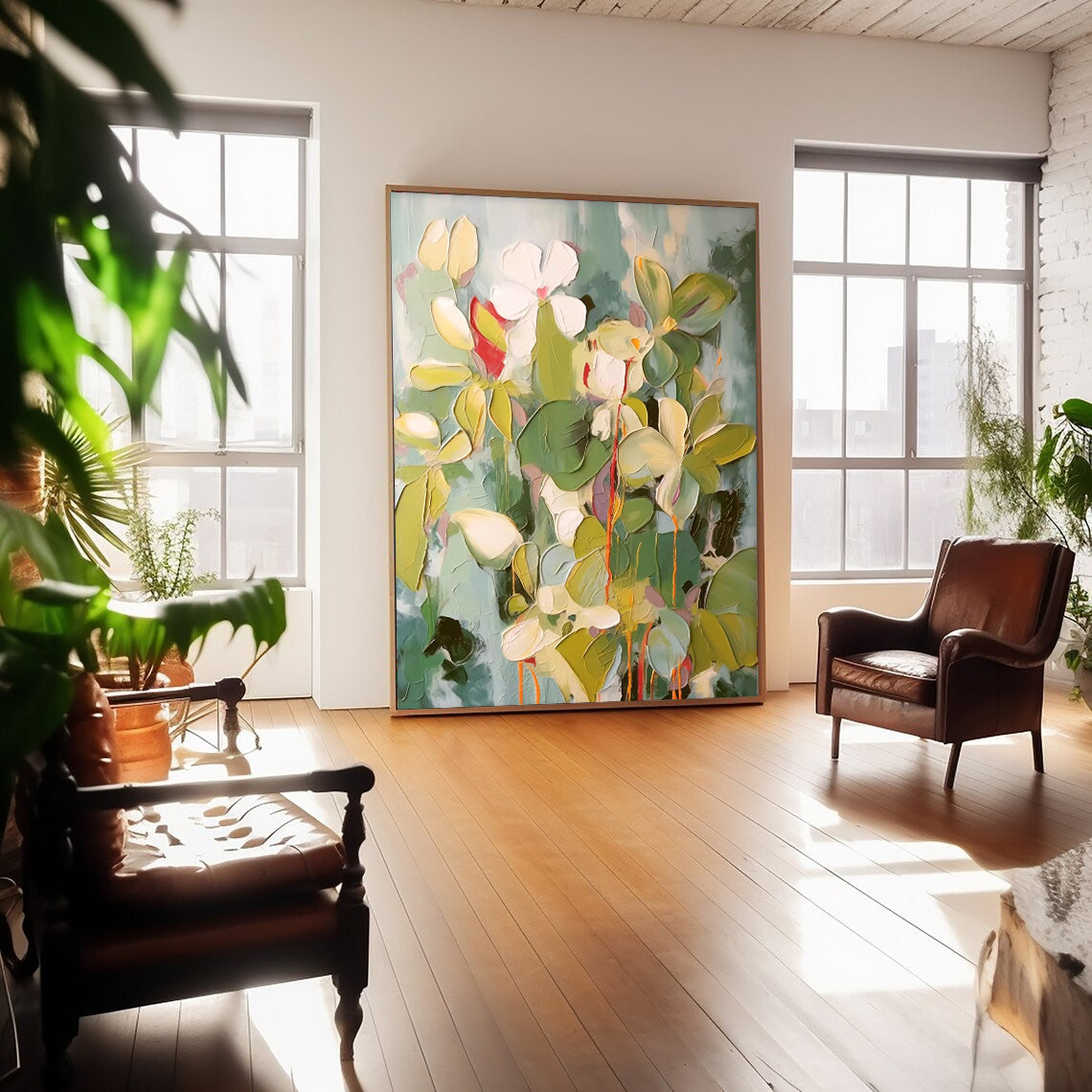 Wall Art Fresh Pale Petal Botanical Blossom
