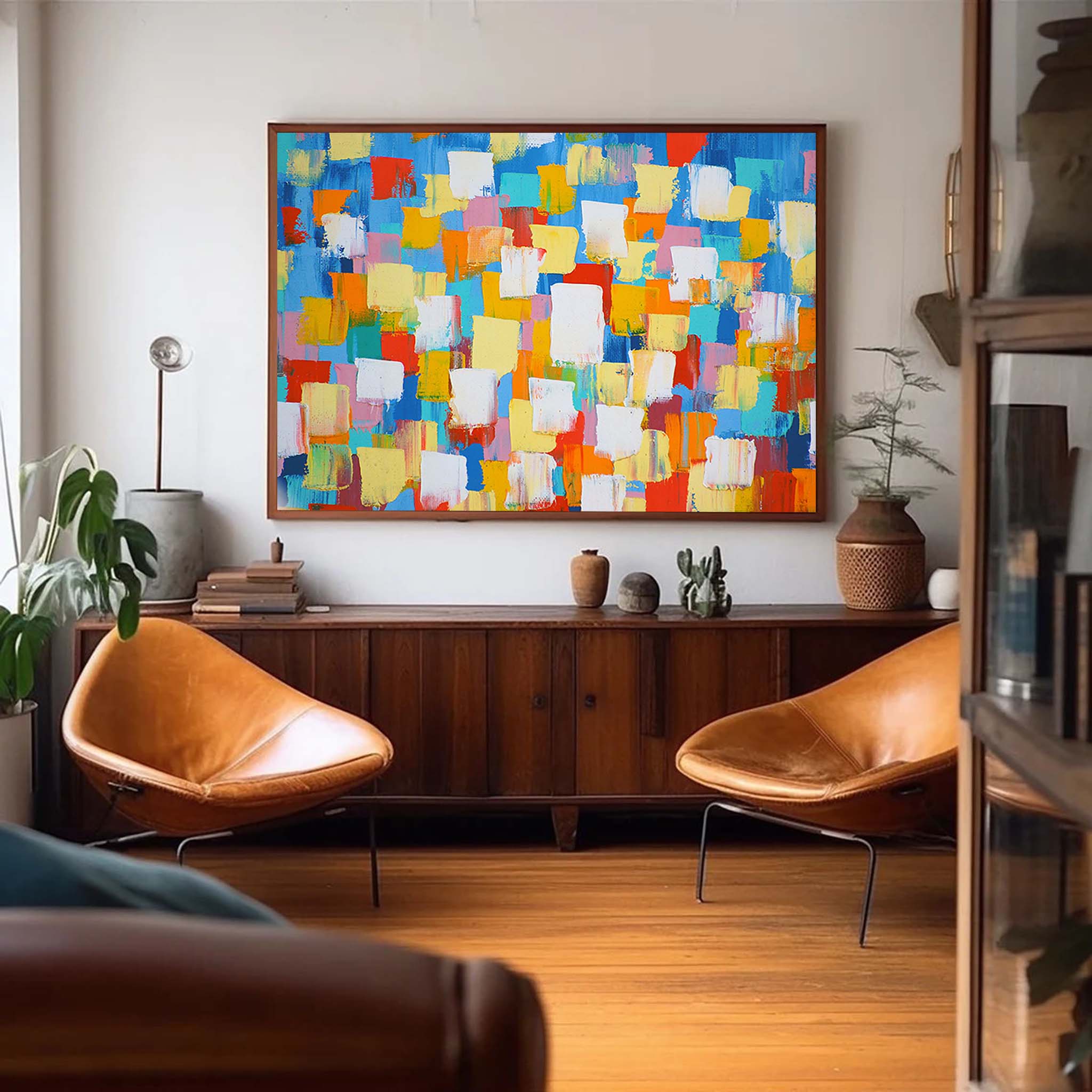 Wall Art Playful Energetic Artistic Abstract