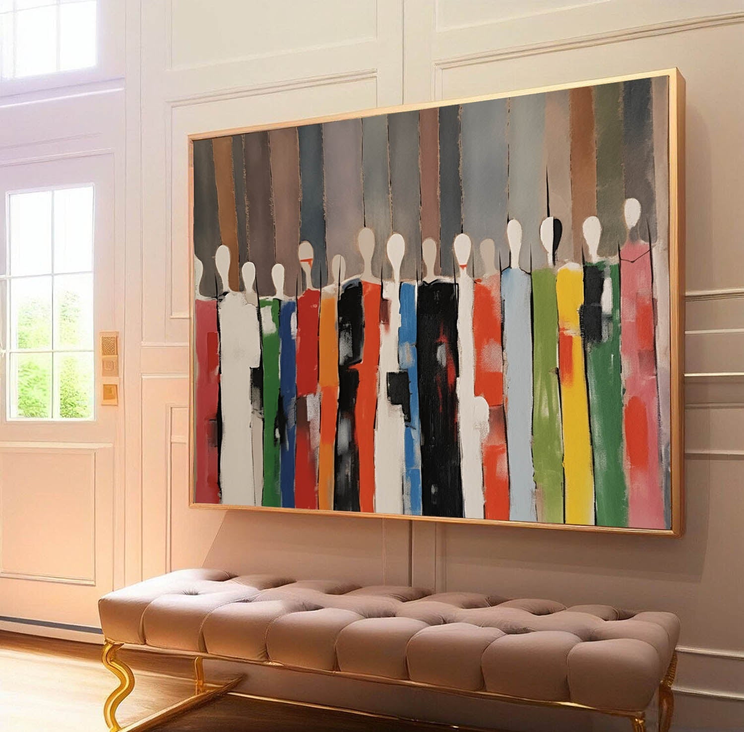 Wall Art Elegant Figurative Meditative Decor