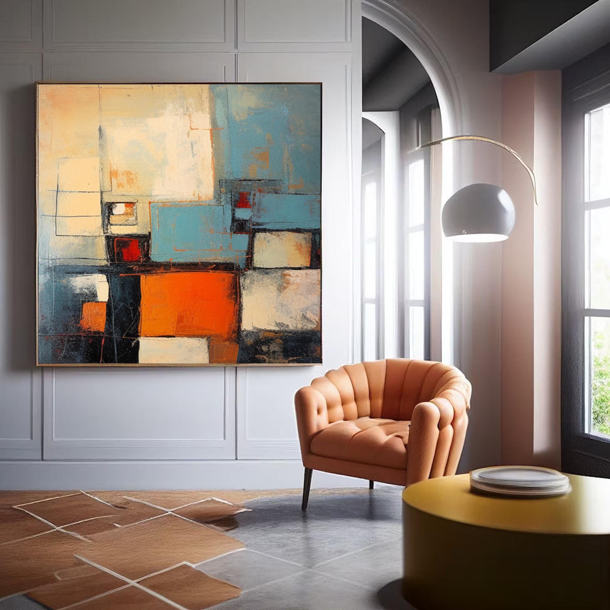 Wall Art Playful Abstract Pop Geometric