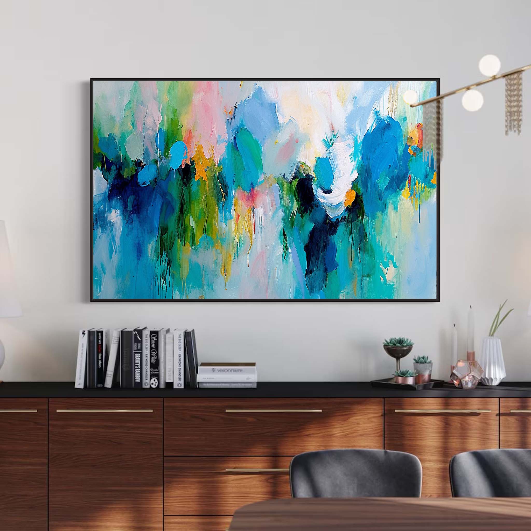 Abstract Canvas Art AB426 - Neutralighting