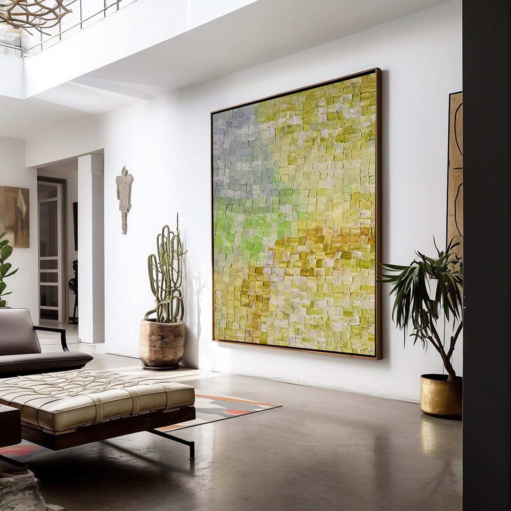 Wall Art Abstract Impasto Elegant Natural