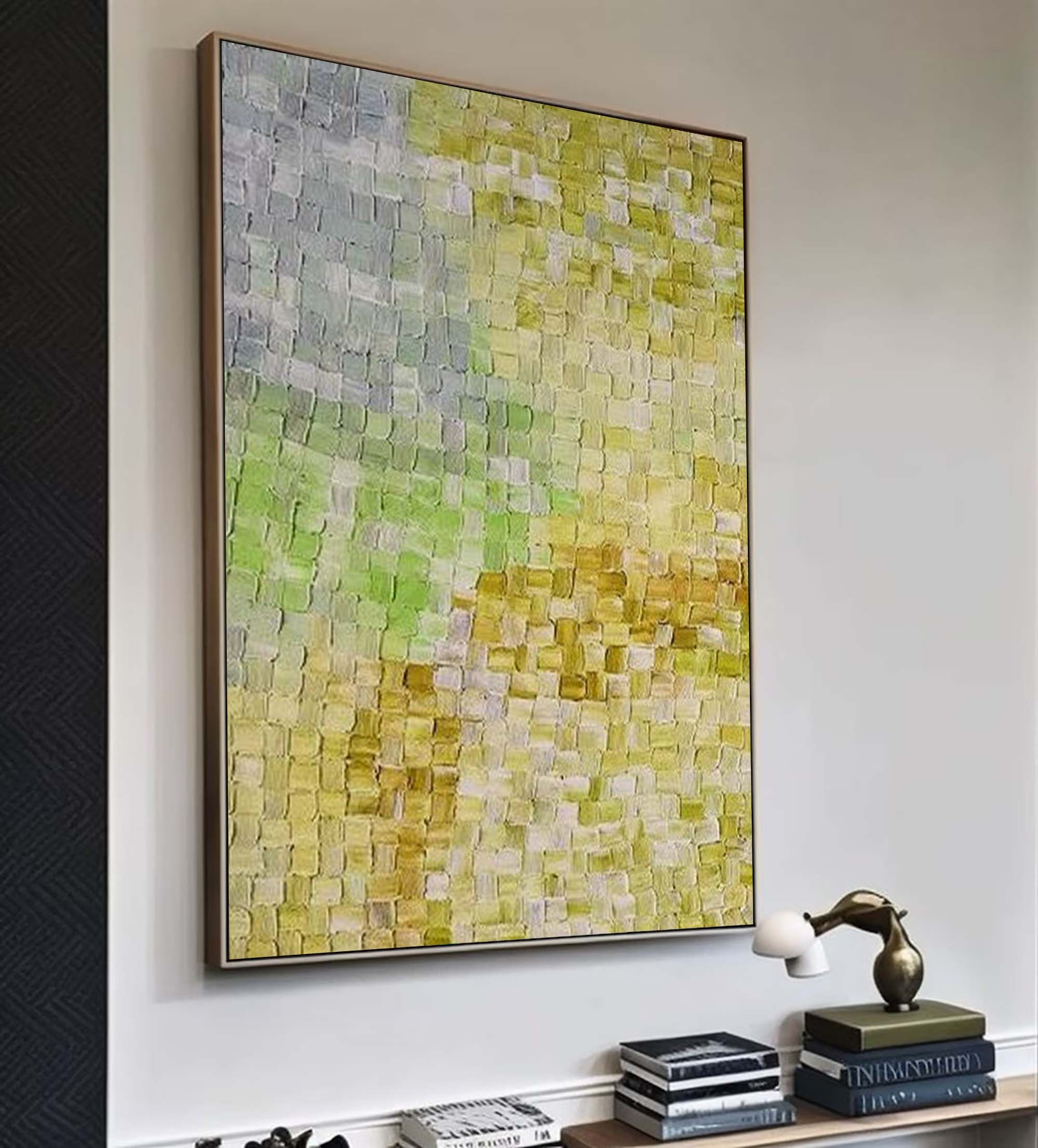 Wall Art Abstract Impasto Elegant Natural