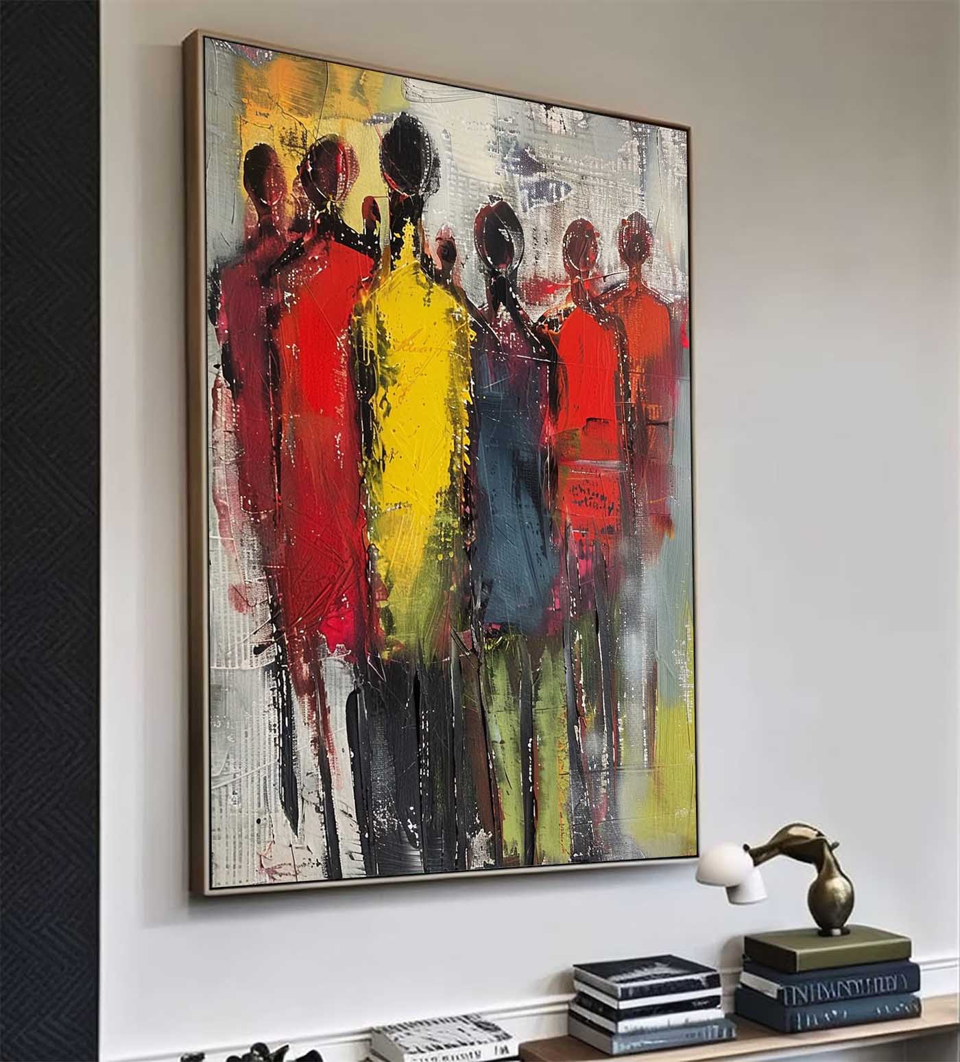 Wall Art People Artistic Expressionist Modern