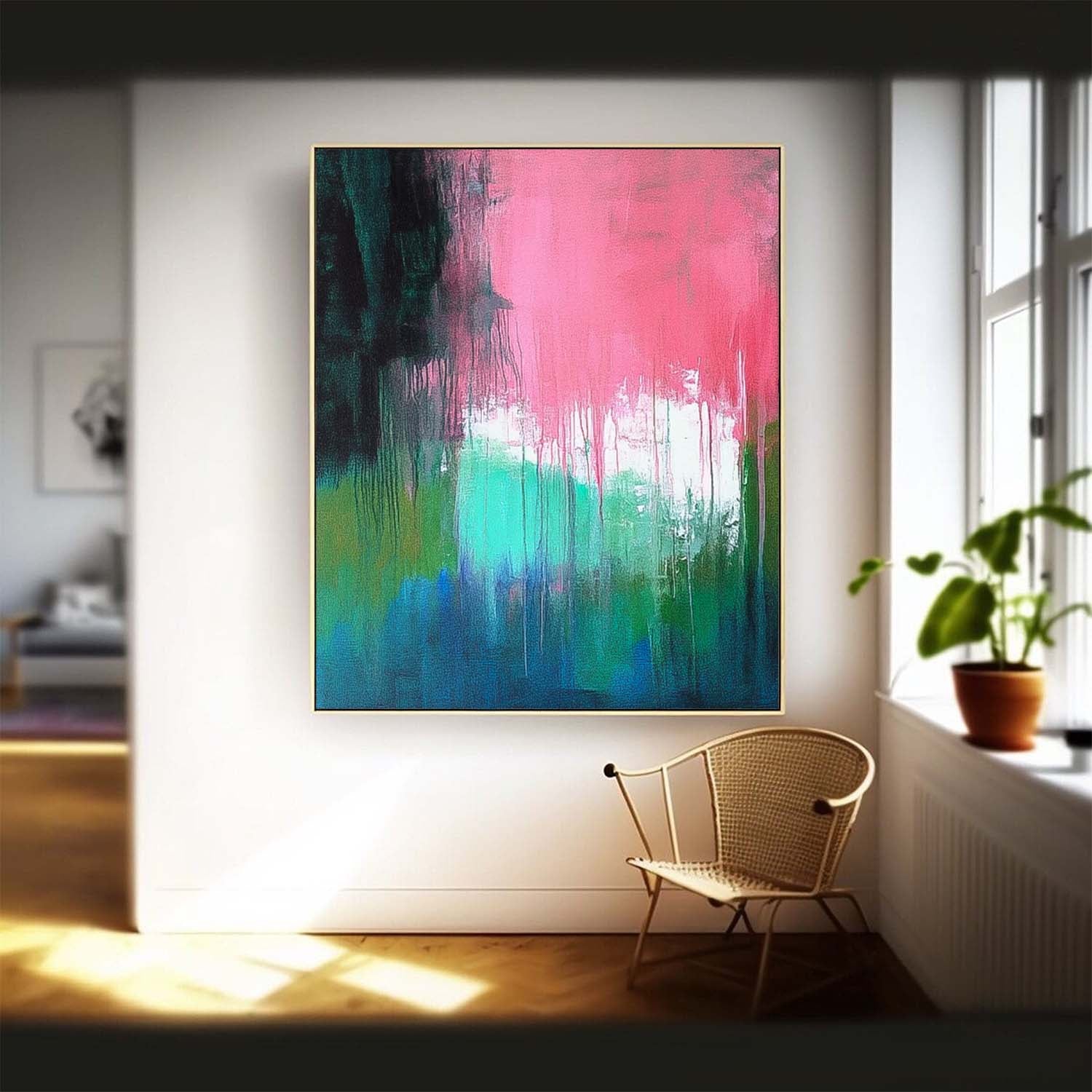 Wall Art Abstract Reflection Landscape