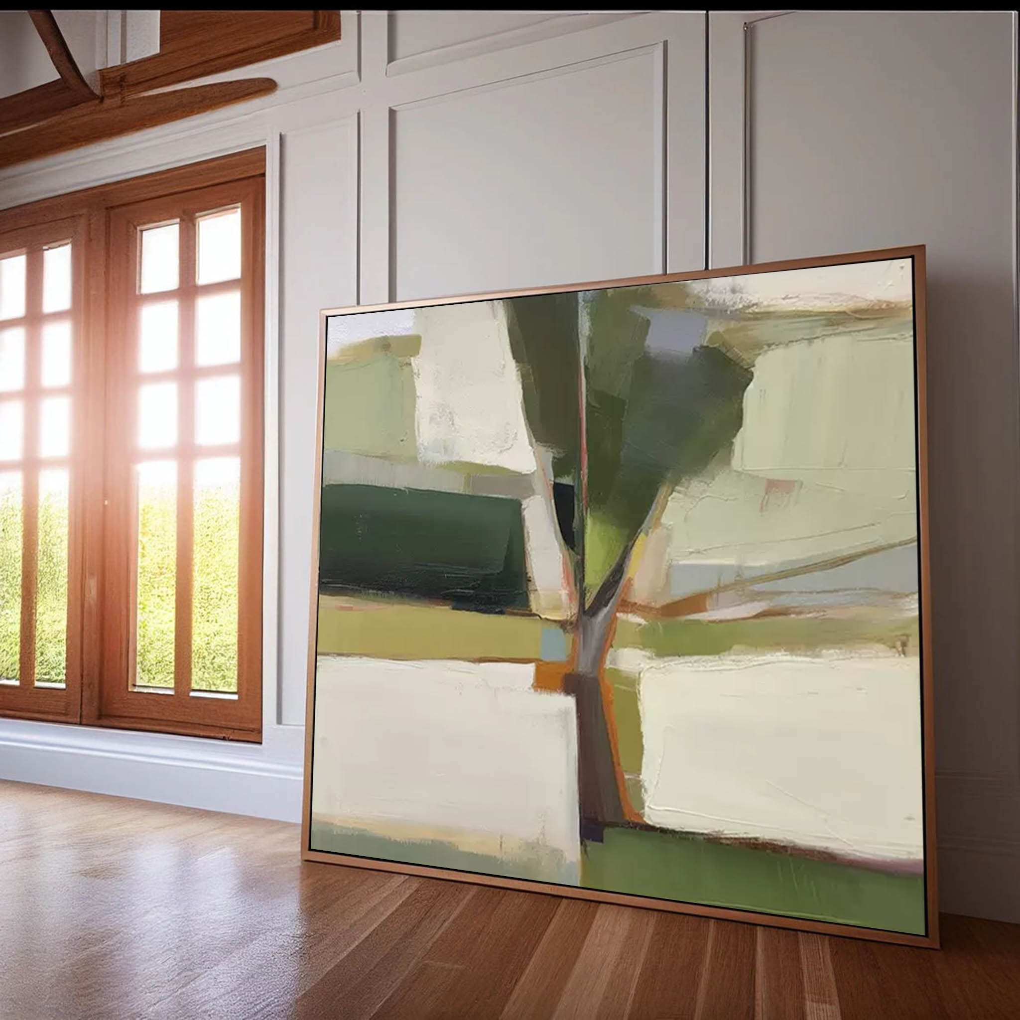 Abstract Canvas Art AB299 - Neutralighting