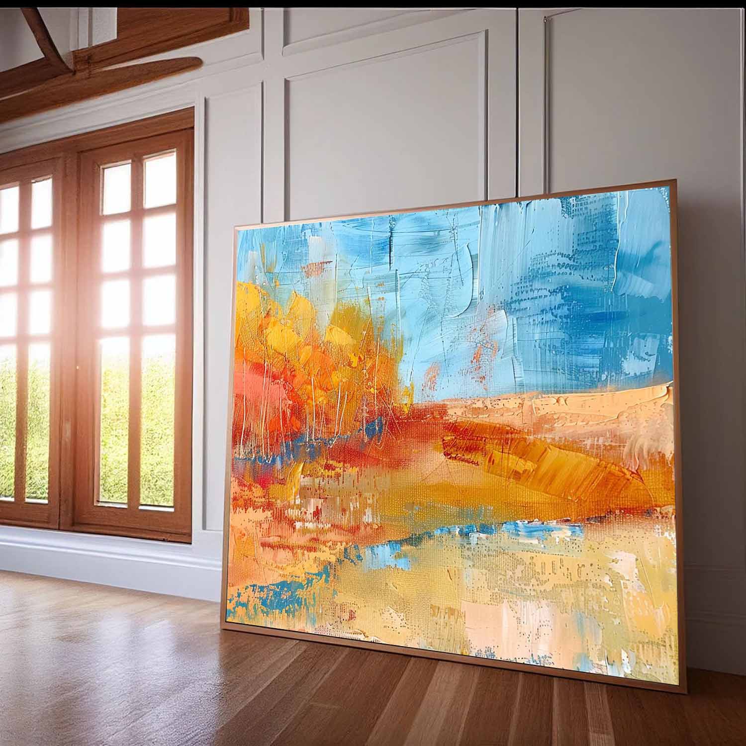 Wall Art Contemporary Abstract Expressionist Autumn