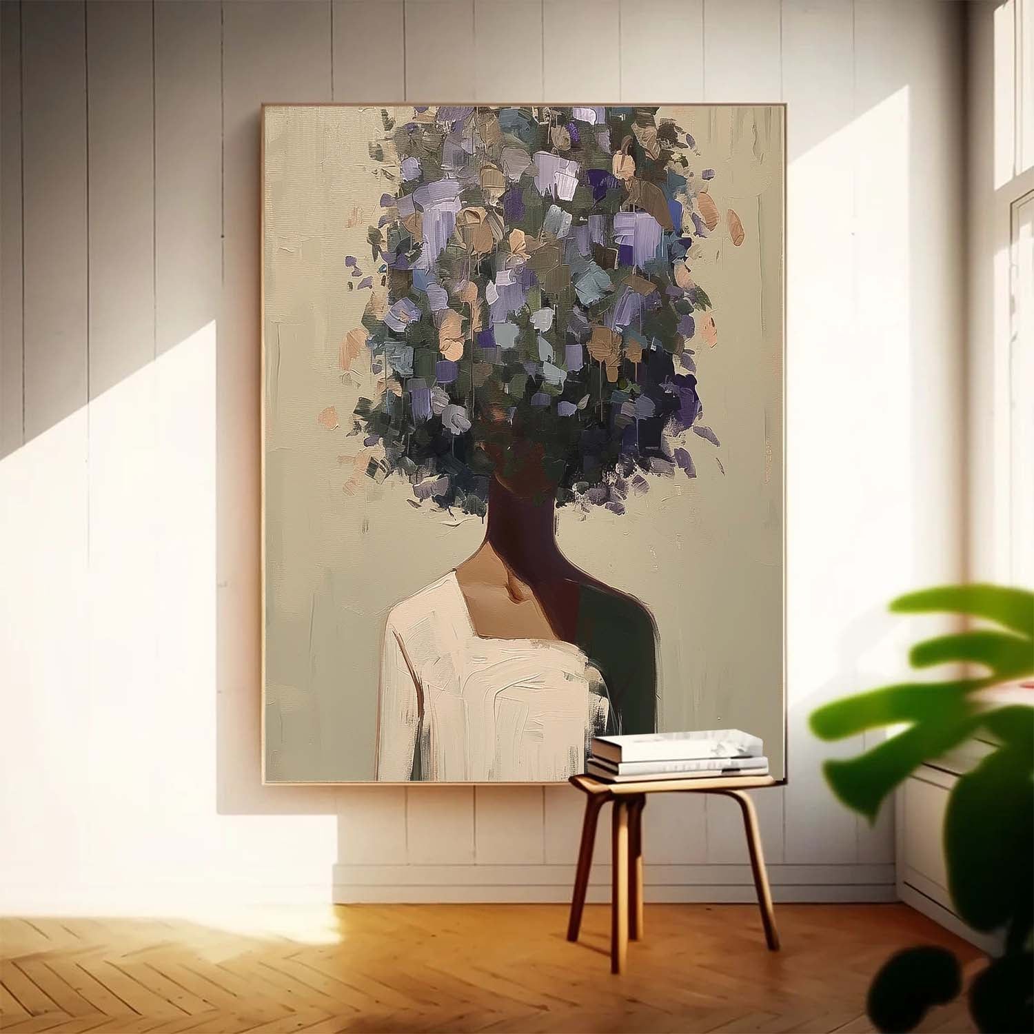Wall Art Floral People Nature Atmosphere Serene