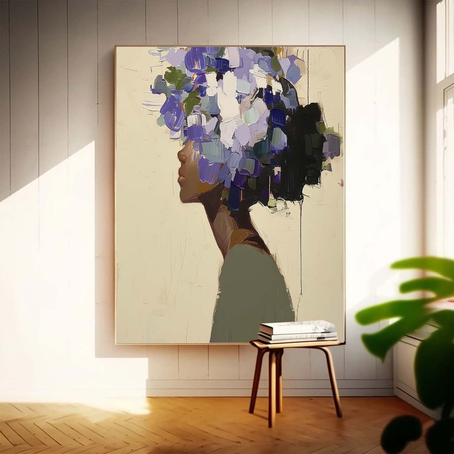 Wall Art Floral People Elegant Painterly Ethereal