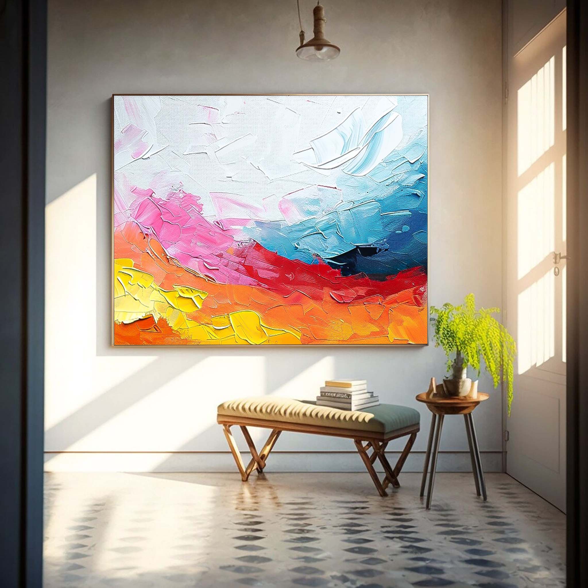 Wall Art Dynamic Abstract Energetic Lively