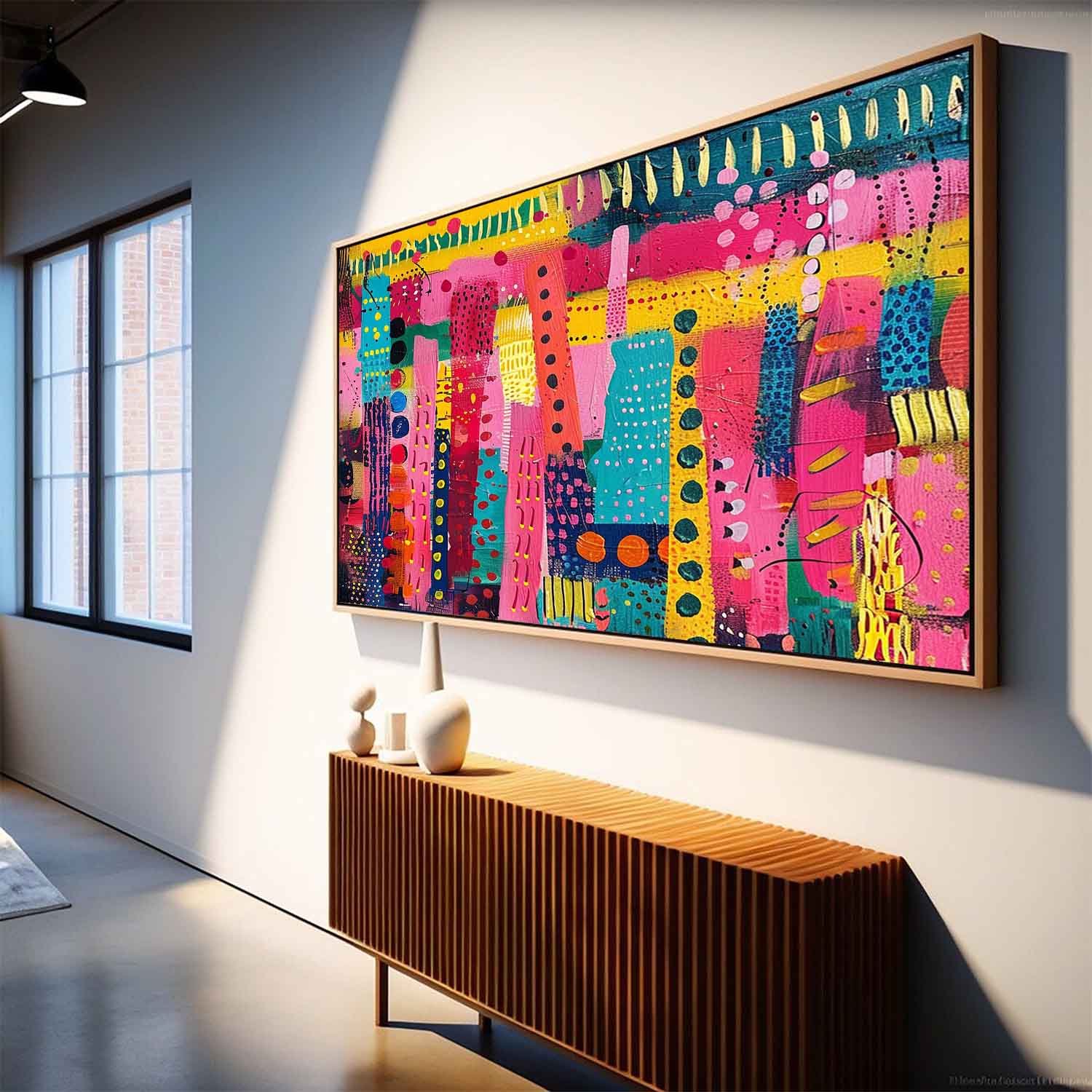 Wall Art Abstract Scandinavian Bold Color