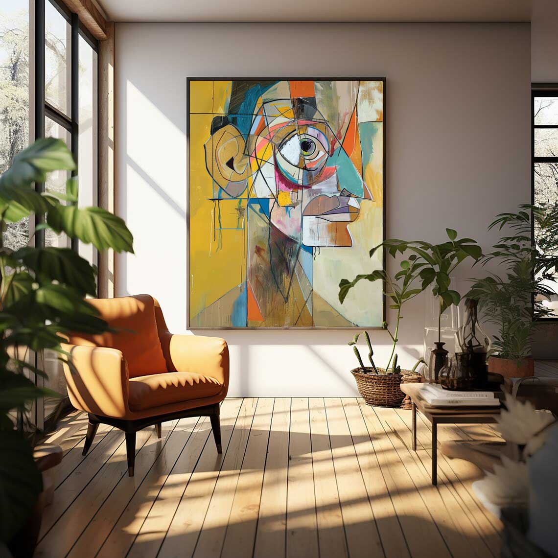 Wall Art People Modern Abstract Expressive