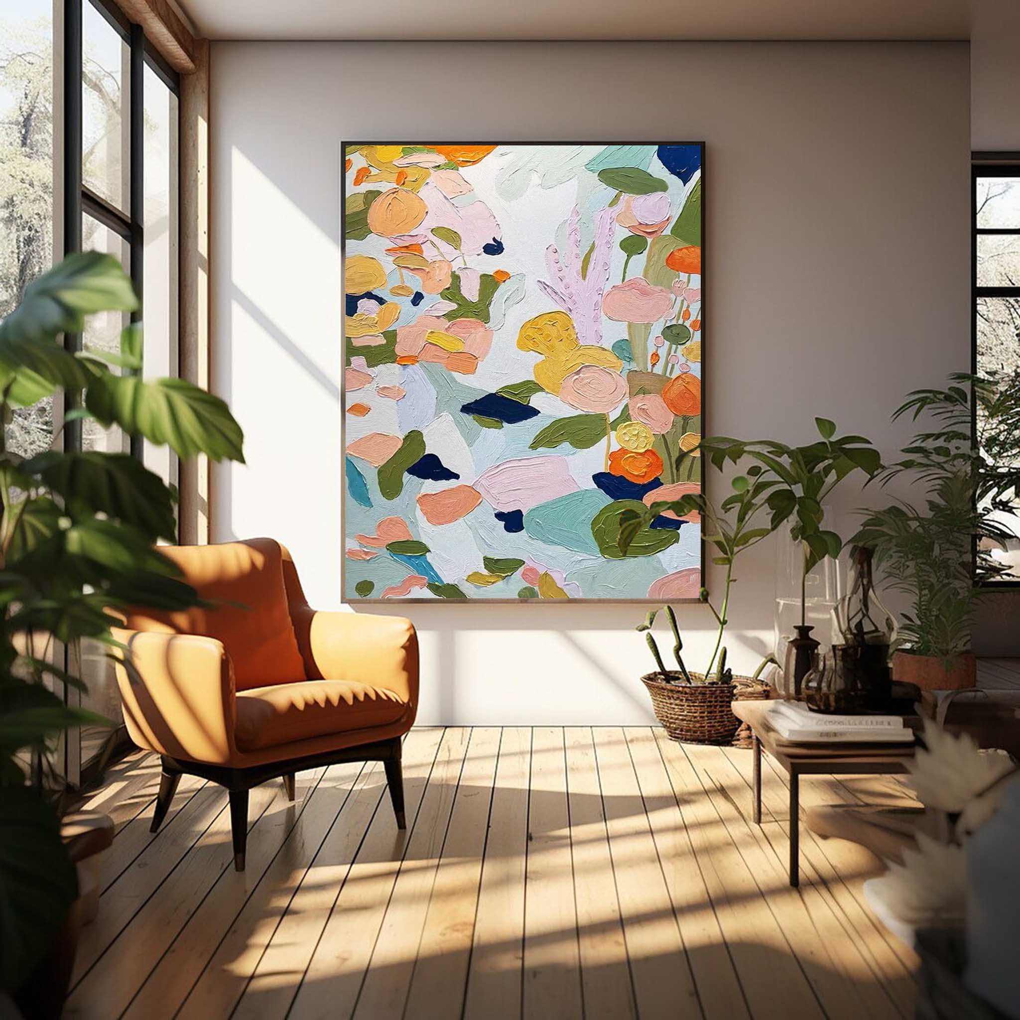 Abstract Canvas Art AB242 - Neutralighting