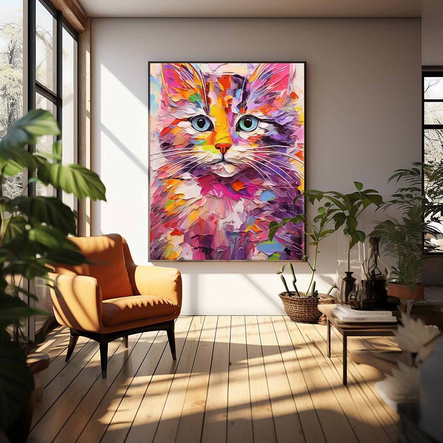 Wall Art Animal Cheerful Contemporary Pop