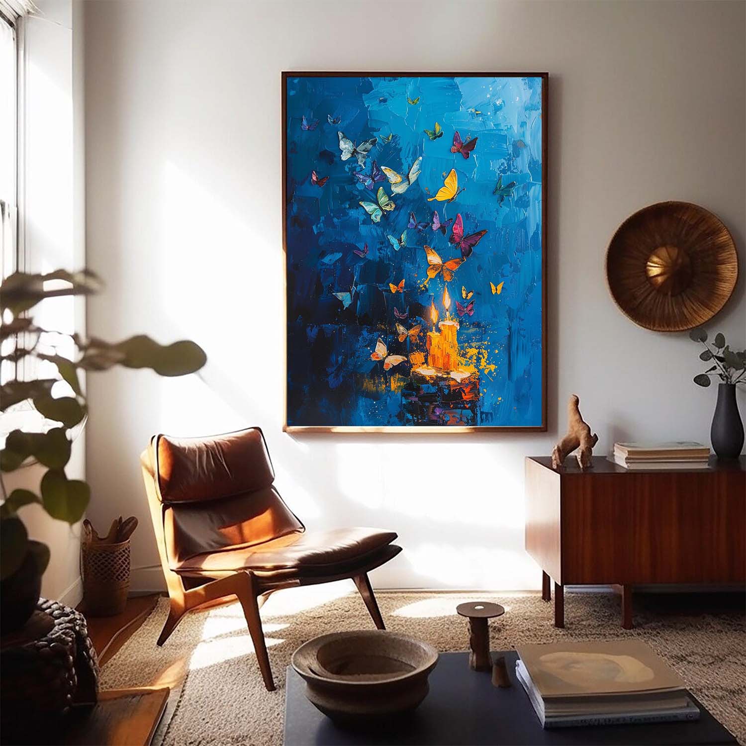 Wall Art Abstract Warm Magical Artistic