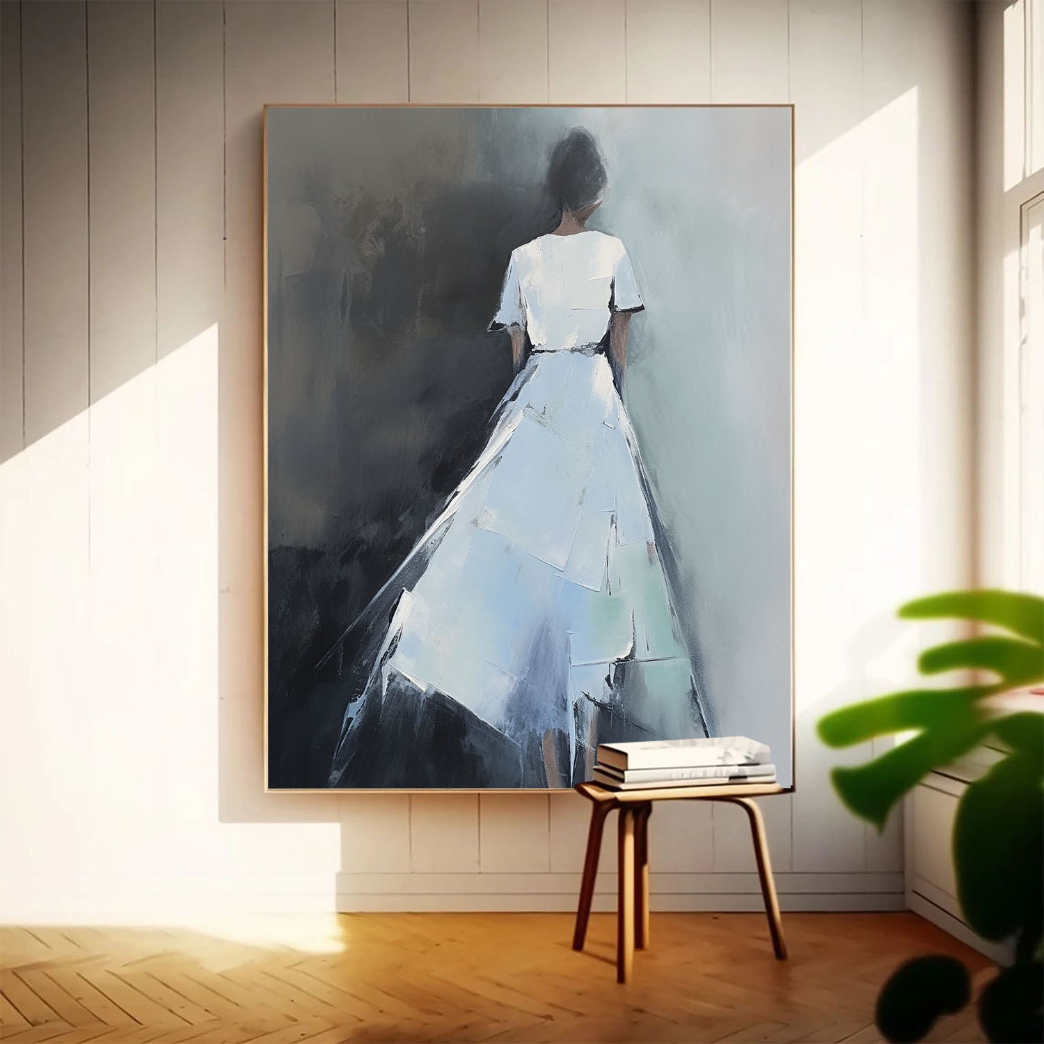 Wall Art People Painterly Introspective Understated