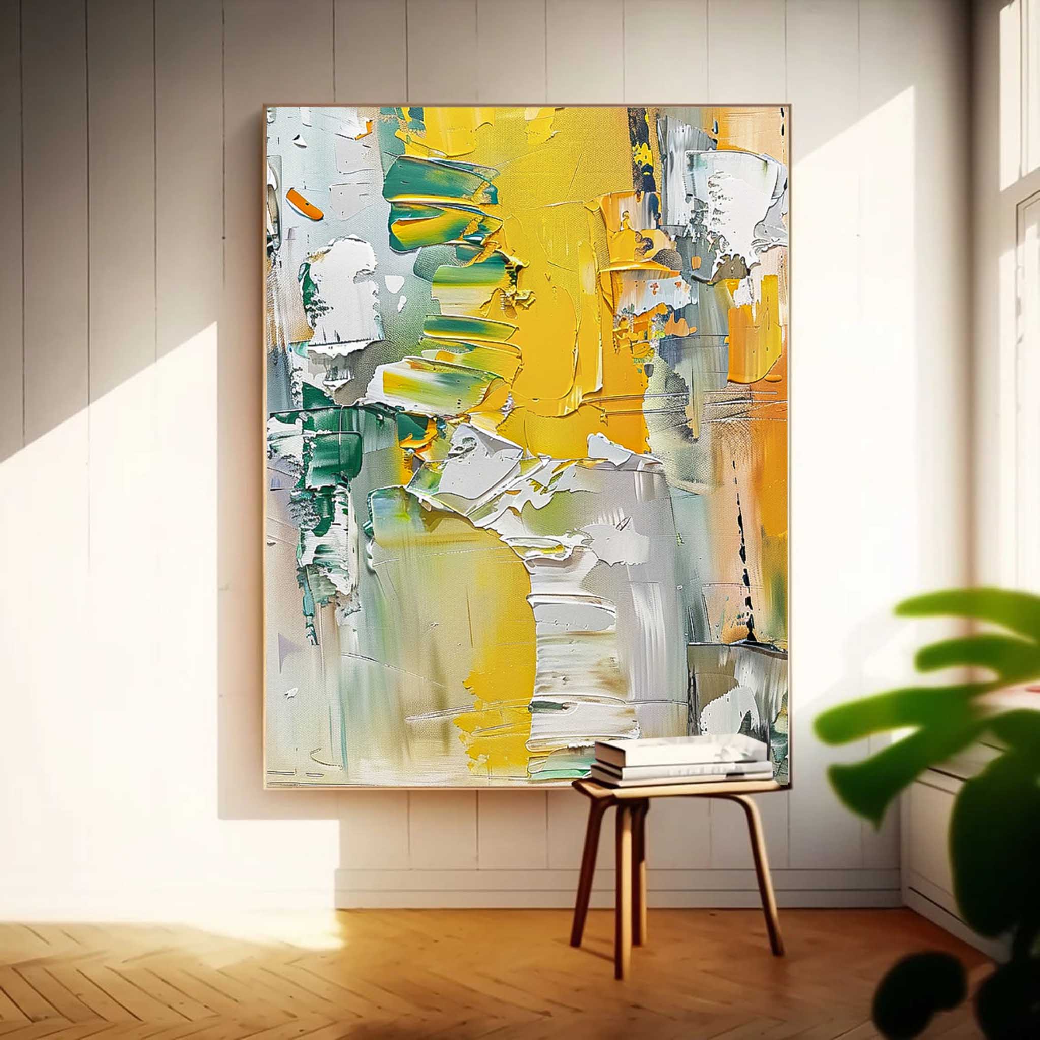 Wall Art Vibrant Impasto Abstract Expressionist
