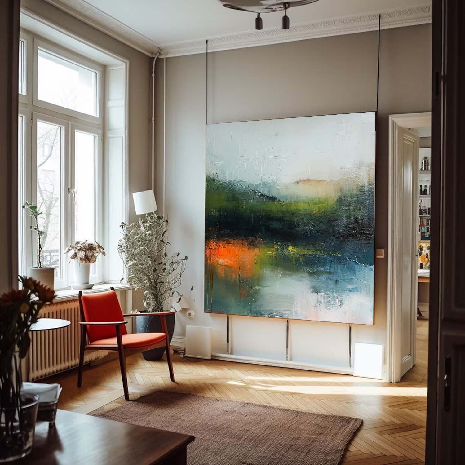 Wall Art Abstract Natural Impasto Landscape Modern