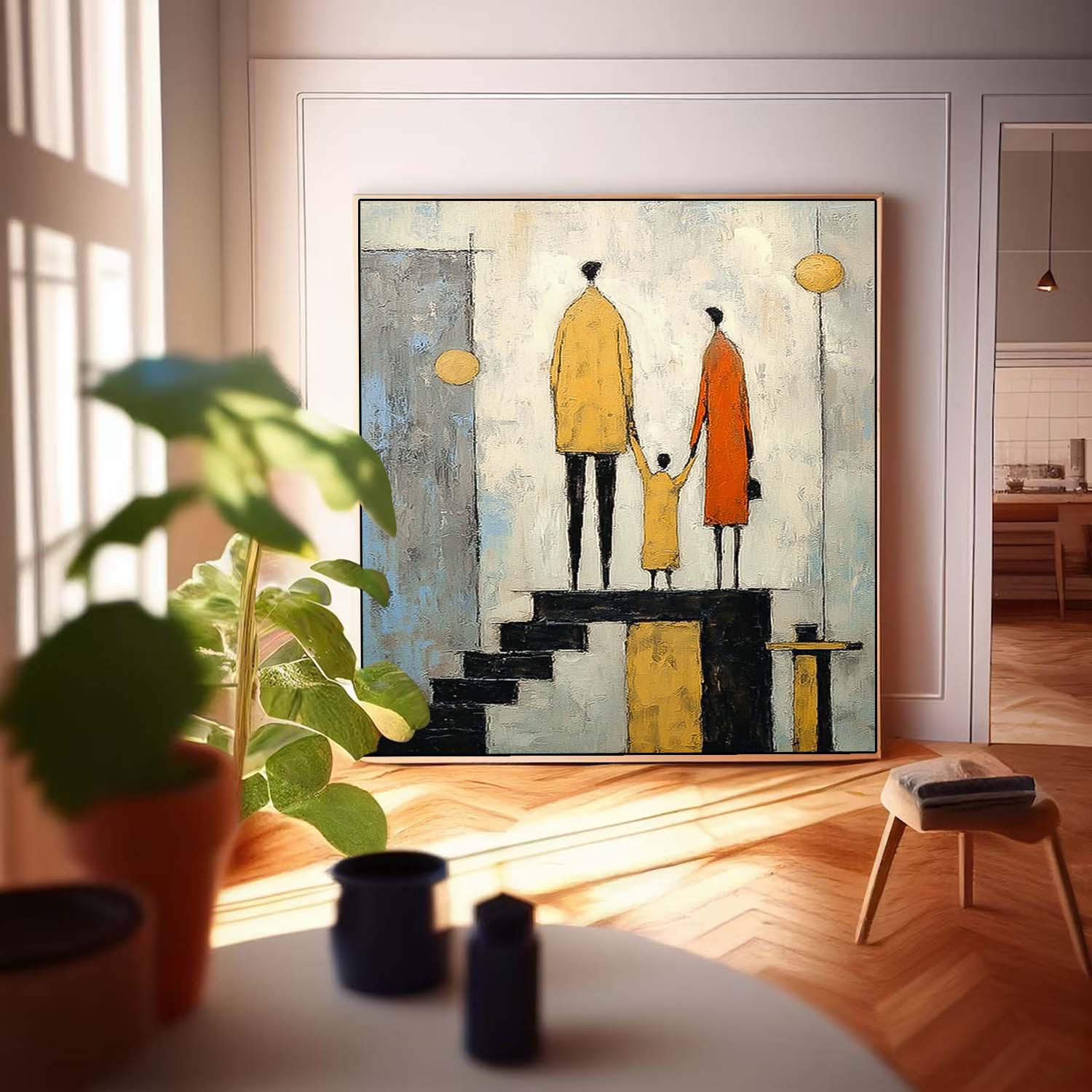 Wall Art People Warm Nostalgic Family