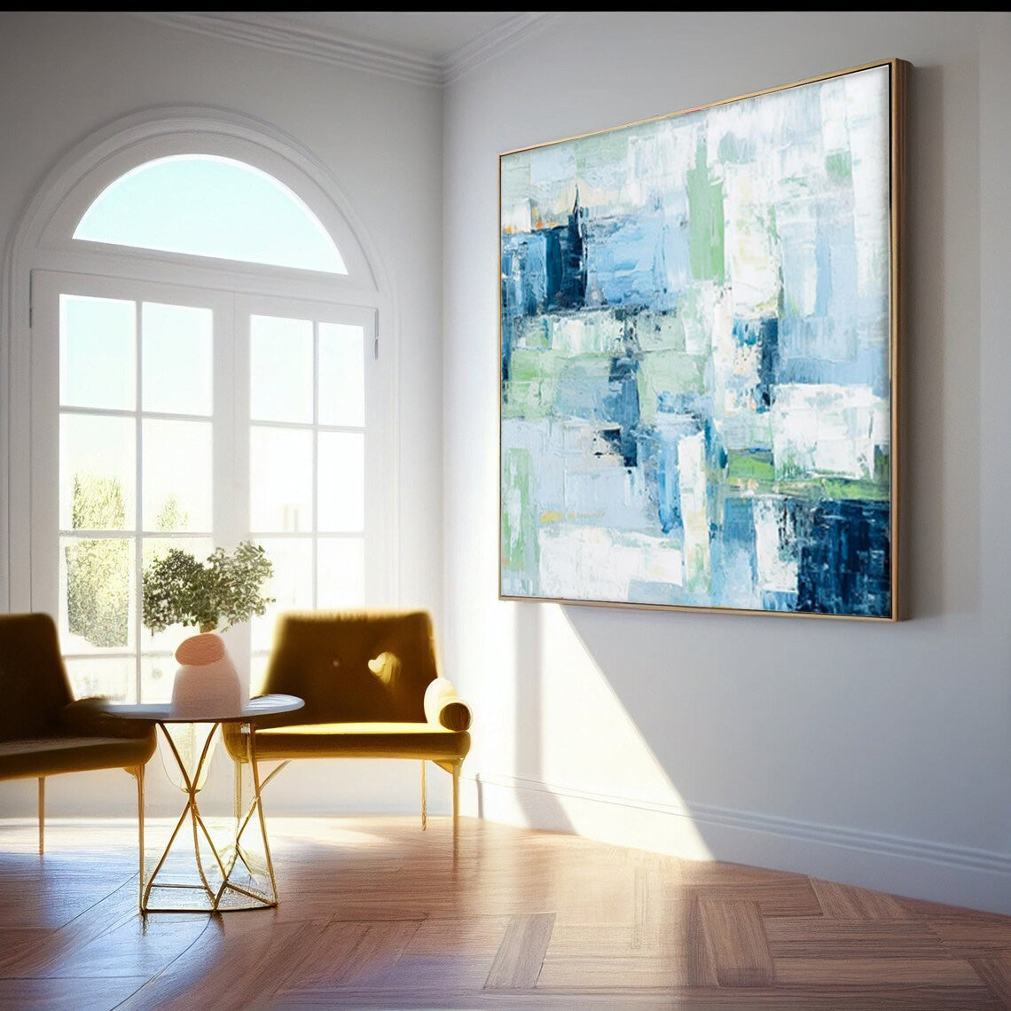 Wall Art Painterly Raw Impasto Abstract
